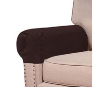 Lot de 2/4 Housses d'Accoudoirs Élastiques pour Fauteuils et Canapé - Antidérapant, Protection Universelle pour Meubles de Chaises