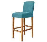 Lot de 2/4 housses de chaise de bar Protection élastique | Set of 4, amovibles et lavables, en jacquard extensible, pour chaises de salle à manger, bar et café