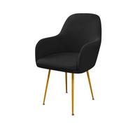 Lot de 2, 4 ou 6 housses de chaise de salle à manger élastiques imperméables pour accoudoirs et dossiers, extensibles, parfaites pour les salles à manger