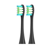 Lot de 2, 4 ou 6 têtes rechange souples, compatibles avec les brosses à dents bleues Oclean X/X PRO/Z1/F1(2PCSBlack)