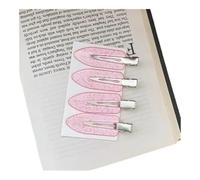 Lot de 2/4 pinces à cheveux acétiques sans couture - Frange latérale - Accessoires de maquillage pour femmes et filles - Café (n°9 4 pièces)