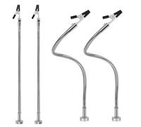 Lot de 2/4 pinces flexibles pour support de carte de circuit imprimé - Bras en métal - Pour technicien et laboratoire
