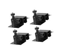 Lot de 2/4 supports de gouttière solaires multi-usages avec large champ de vision sans perçage - Accessoire pour usage domestique - Supports de montage de gouttière