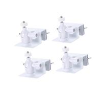 Lot de 2/4 supports de gouttière solaires multi-usages avec large champ de vision sans perçage - Accessoire pour usage domestique - Montage sur panneau solaire
