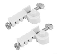 Lot de 2/4 vis de réglage de tendeur de chaîne pour tronçonneuse MS170 MS180 017 018, assure une tension stable, construction en métal, entretien facile à faire soi-même (2 pièces)
