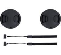 Lot de 2 40.5mm Bouchon d'Objectif Frontale Lens Cap pour Sony ZV-E10 ZVE10 ZV-1F ZV1F A6700 A6400 A6300 A6100 A6000 A6500 A5100 ZVE1 A7C II Appareil Photo avec E 16-50mm ou FE 28-60mm Objectif Kit