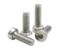 Lot de 2, 5, 10 ou 20 vis à tête cylindrique à six pans creux en acier inoxydable 304 DIN7984, M2, M2.5, M3, M4, M5, M6, M8, M10, fines et courtes(30mm,M2 x20pcs)