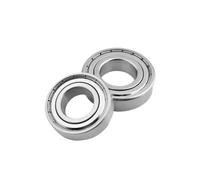 Lot de 2/5 roulements à billes à rainure profonde en acier inoxydable 603ZZ 604ZZ 608ZZ~ 638ZZ (626ZZ 6 x 19 x 6 mm, 2 pièces)