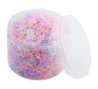 Lot de 2 500 mini élastiques transparents en caoutchouc souple pour cheveux d'enfants, tresses et coiffures pour femmes et filles.