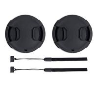 Lot de 2 52mm Bouchon d'Objectif Cache Capuchon pour Fujifilm X-M5 XT50 XT30 XT20 avec XC 15-45mm Objectif Kit pour Nikon D5500