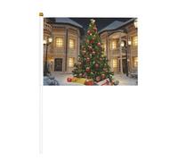 Lot de 2, 6 et 10 drapeaux à agiter à la main, drapeau à main sur bâton, pour défilés, fêtes, bars, anniversaires