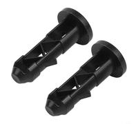 Lot de 2/6 goupilles de charnière de rechange en plastique noir pour poubelles domestiques et commerciales de 240 L, 67 mm x 31 mm