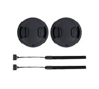 Lot de 2 67mm Bouchon d'Objectif Cache Capuchon pour Canon EOS R RP R6 R6II avec RF 24-105mm f4-7.1 Objectif Kit pour Canon 90D 80D 70D 77D avec EF-S 18-135mm Objectif Kit Et Autres Objectifs 67mm