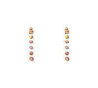 Lot de 2 7 dés polyédriques en acrylique pour jeux de table Dnd RPG Mtg Rouge/jaune