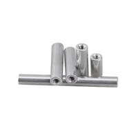 Lot de 2 à 10 écrous d'accouplement ronds en aluminium M2 M2.5 M3 M4 M5 M6 M8 M10, tiges d'espacement rondes en aluminium for multirotors RC(75mm,M4 5PCS)