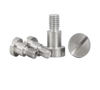 Lot de 2 à 10 vis à épaulement fendues en acier inoxydable 304, M3, M4, M5, M6, à un seul mot, for positionnement, bouchon, vis de limite, boulon de palier(3mm (L))