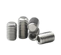Lot de 2 à 10 vis à six pans creux en acier inoxydable 304, M1.6, M2, M3, M4, M5, M6, M8, M10, pointe coupelle DIN916, sans tête(6mm)