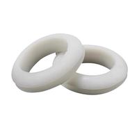 Lot de 2 à 100 joints toriques blancs en caoutchouc souple, for protection bobine, joint torique double face, manchon isolant for câble 3 60 mm(100Pcs 7mm)