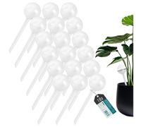 Lot de 2 à 18 boules d'arrosage Sillar plantes 70/250 ml blanc vert auto-arro...