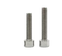 Lot de 2 à 20 vis à tête hexagonale à six pans creux en acier inoxydable A2-70, M1.6, M2, M2.5, M3, M4, M5, M6, M8, DIN912 304, sans tête moletée(3mm,M1.6 x20pcs)