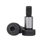 Lot de 2 à 5 vis à tête creuse hexagonale à épaulement M5 M6 M8 M10 de qualité 12.9, capuchon hexagonal, limite de hauteur, roulement à rouleaux, boulon, vis de fixation(40mm(L))
