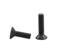 Lot de 2 à 50 vis à tête plate M2,5 M3 M4 M5 M6 M8 en acier for meubles(22mm,M3 50pcs)