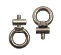 Lot de 2 à 8 butées d'auvent en acier inoxydable 6 mm pour camping-car et caravane, 304 pinces à visser pour verrouiller le rail de roulement, supports résistants aux intempéries pour bâche et