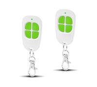 Lot de 2 AAM0049 Télécommande Portail et Garage - Compatible SCS Sentinel - 433,92 MHz - 4 Canaux - Code Secret Tournant & Portée Longue - Vert