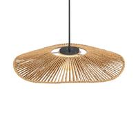 Lot de 2 abat-jours en rotin de 30 cm - En papier tressé à la main - Style bohème - Pour suspension, plafond, salon, salle à manger, couloir