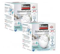 Lot de 2 Absorbeurs d'humidité Sensation 3en1 12m² de Rubson