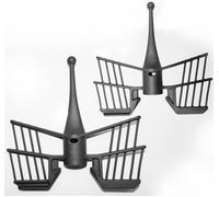 Lot de 2 Accessoire fouet - Fouet Papillon - Noir, Compatible avec Vorwerk Thermomix TM5 TM31 TM6 - Remplacement du fouet papillon