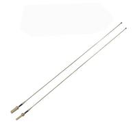 Lot de 2 accessoires d'antenne réalistes en métal 22,2 cm grand et petit trou pour Henglong 1/16 RC Tank 3889 German Leopard 2A6
