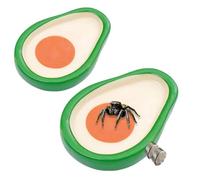 Lot de 2 accessoires d'araignée sautante en forme d'avocat pour escalade, alimentation, repos et exploration
