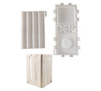 Lot de 2 accessoires de bricolage flexibles en silicone pour concevoir des pièces de lampe carrées complexes pour la maison et les cadeaux utilisation festival atmosphère décoration