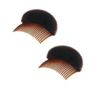 Lot de 2 accessoires de coiffure, inserts en mousse pour chignon, coussinets de volume, pinces à outils de tresse, accessoires pour cheveux