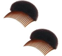 Lot de 2 accessoires de coiffure pour femme - Inserts de cheveux en mousse souple, coussinets de bosse, pince à chignon et outils de tresse, accessoires pour cheveux