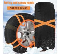 Lot de 2 accessoires de conduite d'hiver adaptés aux pneus, choix parfait pour voyager en toute sécurité en cas de fortes chutes de neige (6008)