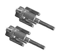 Lot de 2 accessoires de coupe de filetage interne et externe pour tuyau d'eau, compatibles avec perceuse électrique, outil de filetage interne externe pour plomberie