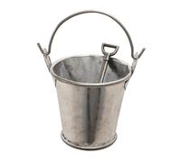 Lot de 2 accessoires de jardin miniatures pour maison de - Seaux détaillés pour projets créatifs à la maison, à l'école et au travail pour filles