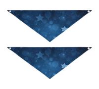 Lot de 2 accessoires de mode pour animaux de compagnie à différentes étapes, bleu foncé, 50,8 x 17,8 cm, 7,6 cm