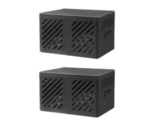 Lot de 2 accessoires de particules désodorisantes pour réservoir d'eau sale compatibles avec Roborock Qrevo Curv, Saros 10/10R, Saros Z70 Module anti-odeur à ions argent, module ionique argenté