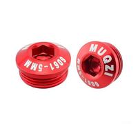 Lot de 2 accessoires de réparation essentiels pour pédales de vélo M14xP1 0 - Anti-poussière - 5 mm