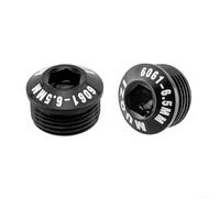 Lot de 2 accessoires de réparation pour pédales de vélo M14xP1 0 - Anti-poussière - 6,5 mm