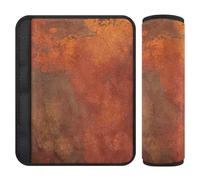 Lot de 2 accessoires de siège auto effet marbre vintage rouge pour ceinture de sécurité coupe dans le cou pour avion funda para cinturón de carro