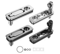 Lot de 2 accessoires pour briquets Zippo - Joint pour insert Zippo - Pièces de rechange en métal avec tampon en feutre de coton pour pierres à feu (argenté)