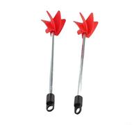 Lot de 2 accessoires pour perceuse à peinture en résine époxy et liquide épais pour perceuses électriques, acier et ABS avec tige de 6,35 mm