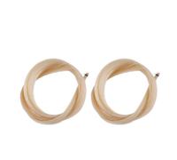 Lot de 2 accessoires pour violon 3/4 en crin de cheval jaune et blanc