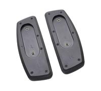 Lot de 2 accoudoirs de rechange pour chaise de bureau - Ajustement universel - Matériau TPU antidérapant - Pièces avec trous de montage - 24 x 8,5 cm - Montage fixe