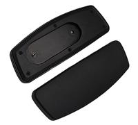 Lot de 2 accoudoirs de rechange pour chaise de bureau avec trou de montage, capuchons universels pour chaise de bureau, chaise d'ordinateur, chaise de jeu (noir)