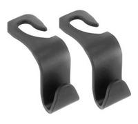 Lot de 2 accroches sac pour appuis-tête de voiture - - ALTOBUY Noir